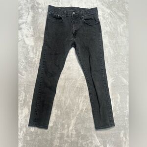 Levi’s 512 Slim Taper Fit Jeans Men’s 33/30 Black Skinny Grunge Goth